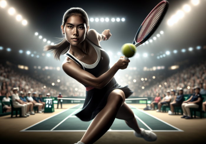 alt_text: Janice Tjen, unggulan tenis Indonesia, meraih prestasi internasional di turnamen besar.