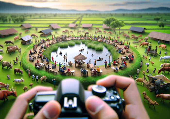 alt_text: Lapangan Karanggayam, simbol interaksi masyarakat dan dinamika arah politik lokal.