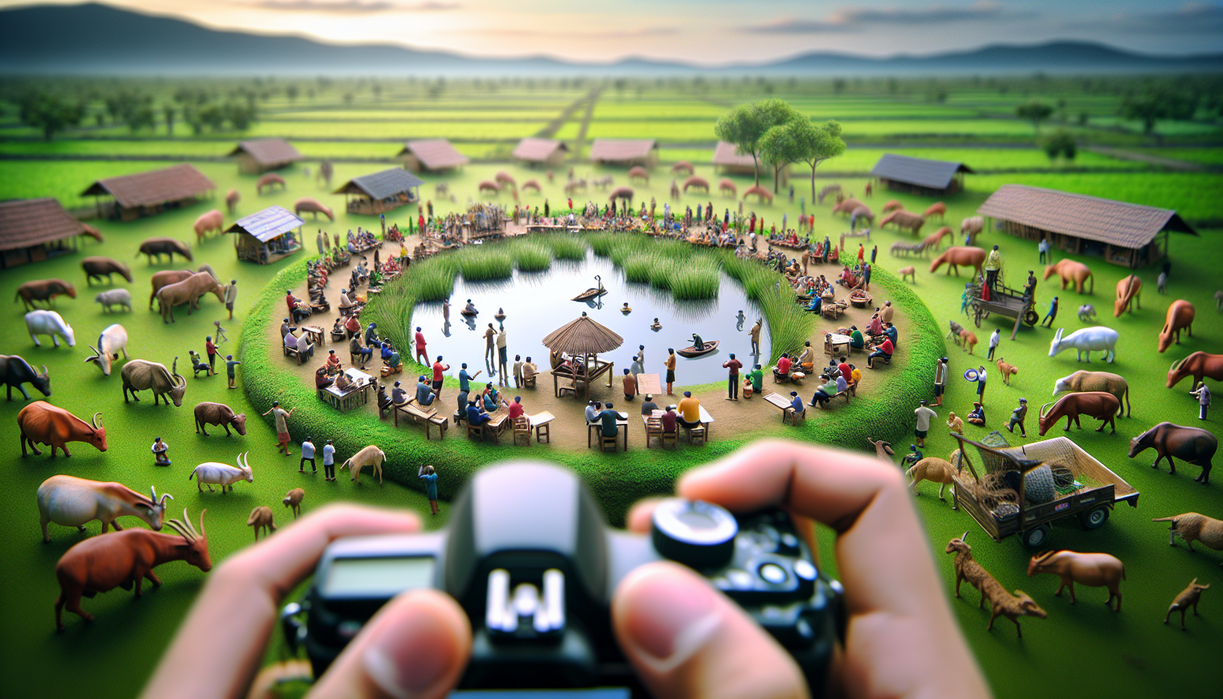 alt_text: Lapangan Karanggayam, simbol interaksi masyarakat dan dinamika arah politik lokal.