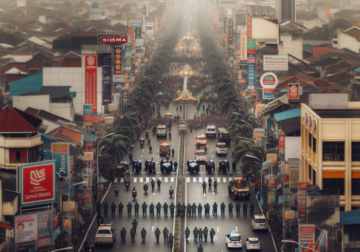 "alt_text": "Keramaian Malang saat Tahun Baru, fokus pada keamanan dan kesiapan kota."