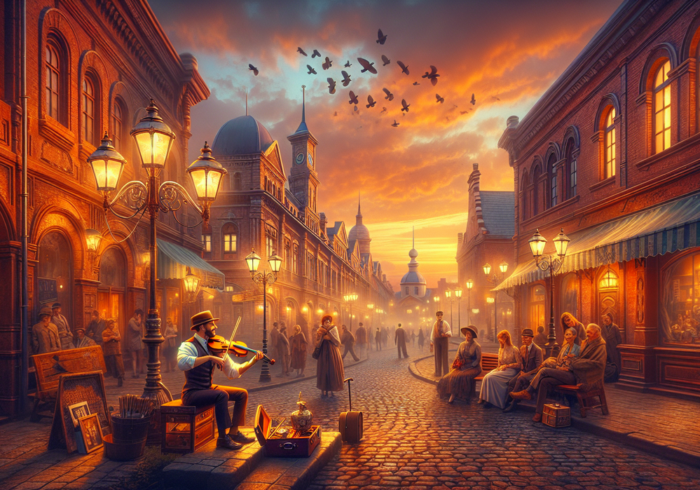 alt_text: Ilustrasi ketidakpastian data modern dengan simbol-simbol digital yang saling tumpang tindih.