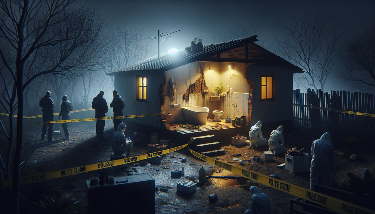 alt_text: Gambar tragedi tembok ambruk di Koja, Jakarta, menggambarkan isu keselamatan dan tata kota.