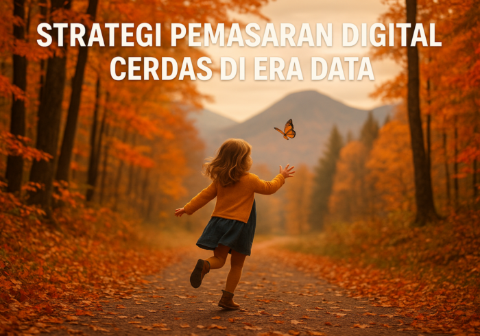 alt_text: "Infografis strategi pemasaran digital cerdas berbasis data untuk efektivitas maksimal."