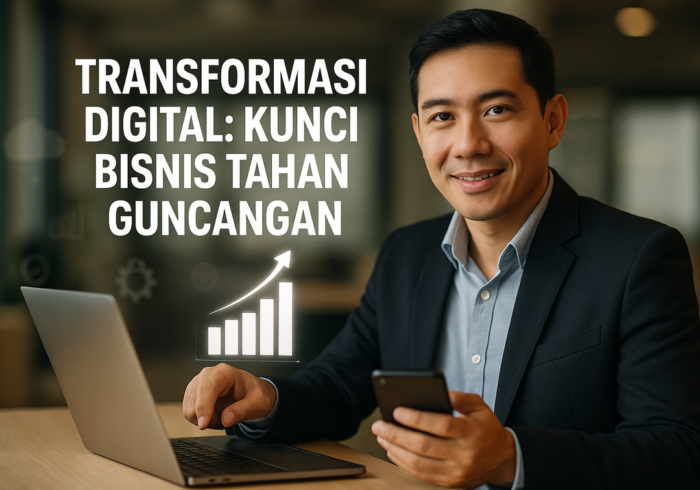 Transformasi digital, solusi agar bisnis tetap kuat dan adaptif di era perubahan cepat.