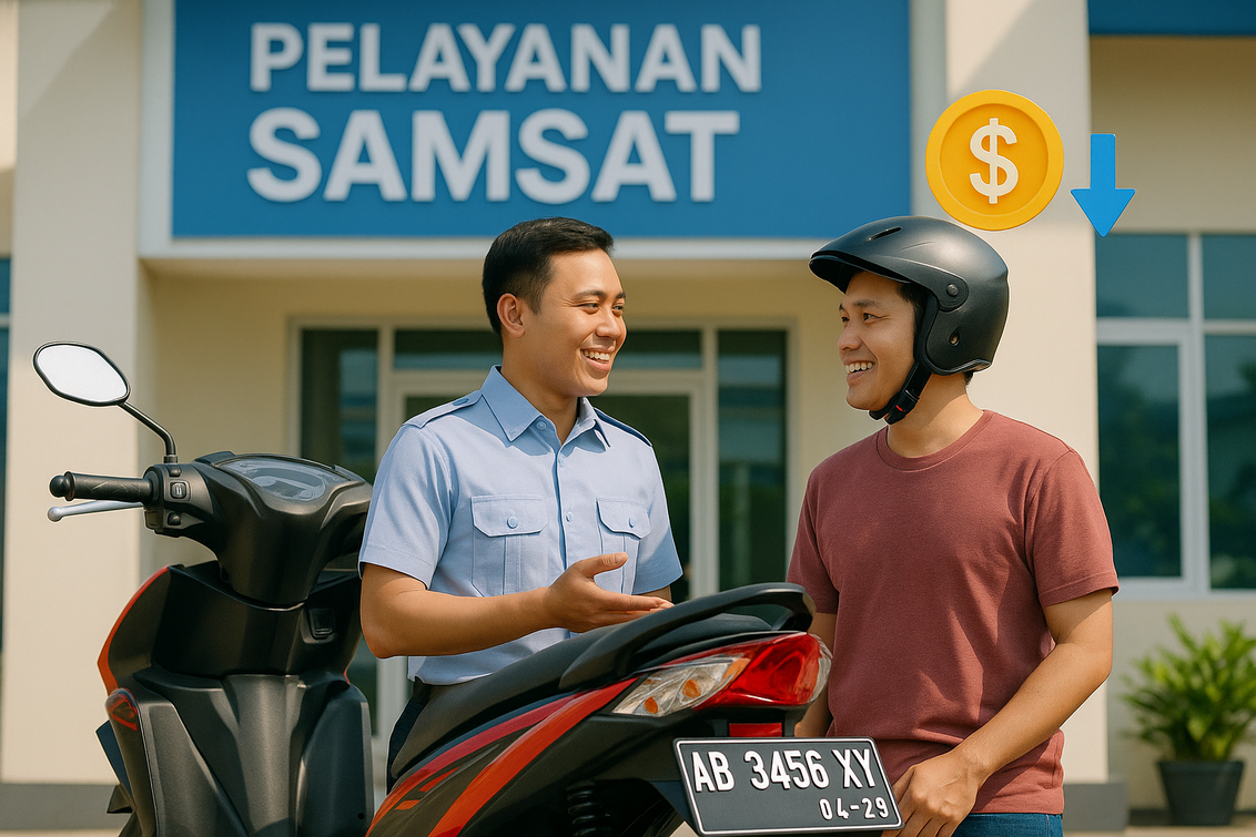 "BBNKB gratis! Hemat biaya balik nama motor bekas. Nikmati manfaatnya sekarang!"